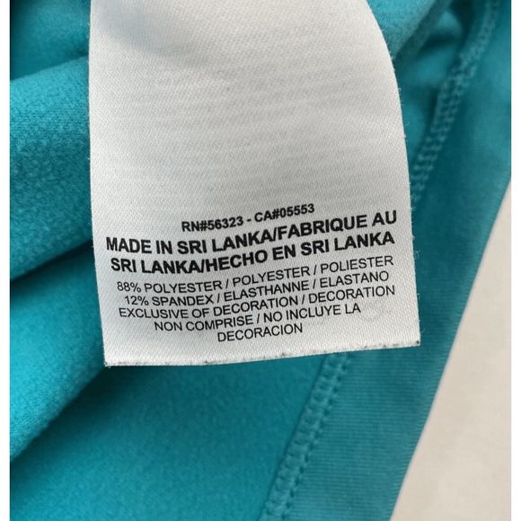 NEW Women's Small NIKE Pro Hyperwarm Infinity Training Longsleeve Top Shirt Turq - Picture 4 of 6